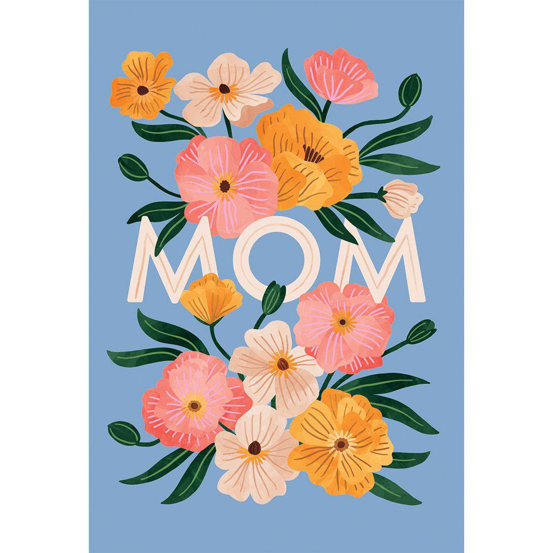 Pictura Floral Mom Mother's Day Card with colorful flower design and heartfelt message for Mother's Day celebration.